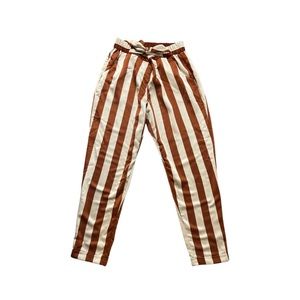 Burnt Orange Stripped Pants